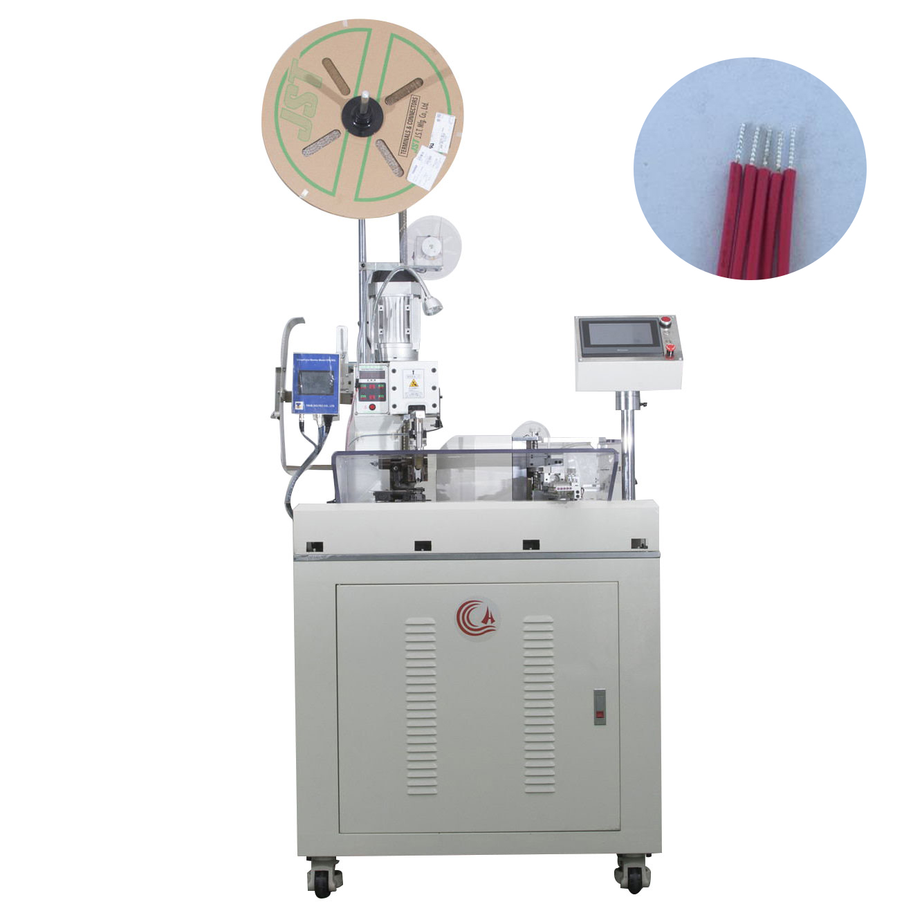 HC-10+NT全自動壓著、扭線沾錫機（一端壓接一端沾錫）